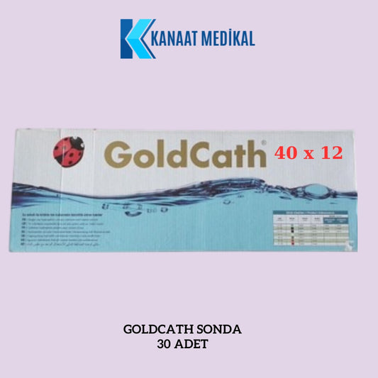 GOLDCATH SONDA 40/12 30 ADET (HİDROFİLİK KATATER)