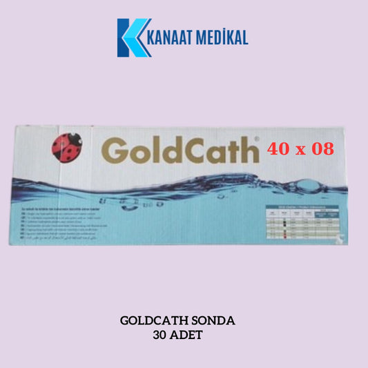 GOLDCATH SONDA 40/08 30 ADET (HİDROFİLİK KATATER)