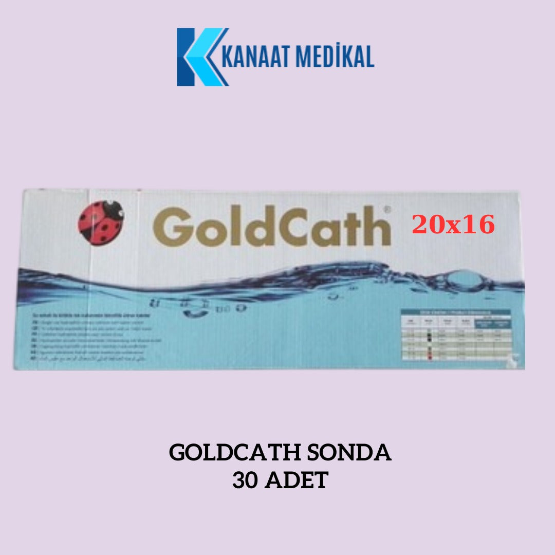 GOLDCATH SONDA 20/16 30 ADET (HİDROFİLİK KATATER)