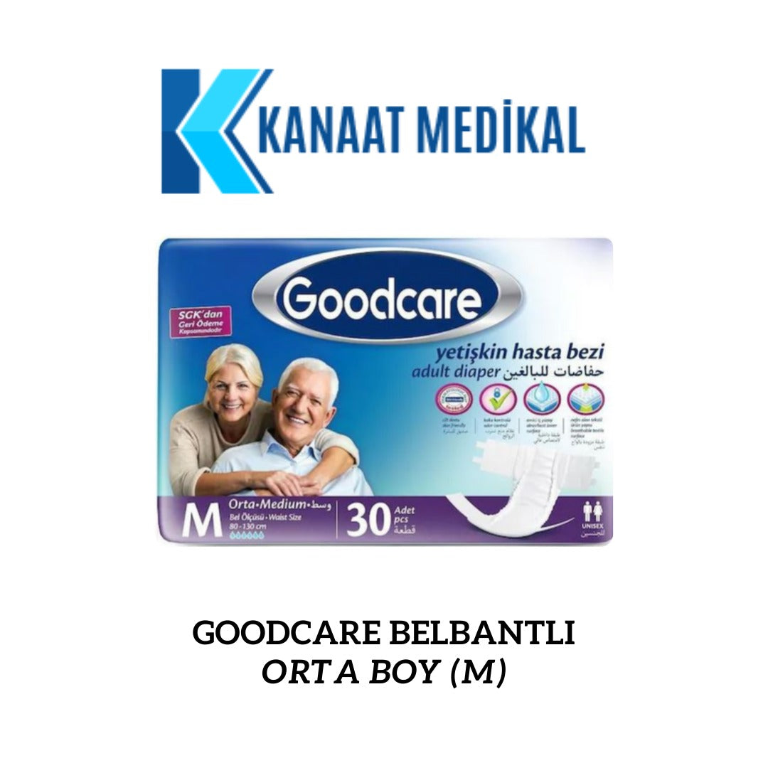 GOODCARE BELBANTLI MEDIUM HASTA BEZİ 30 ADET